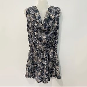 H&M Printed Romper w/ Pockets